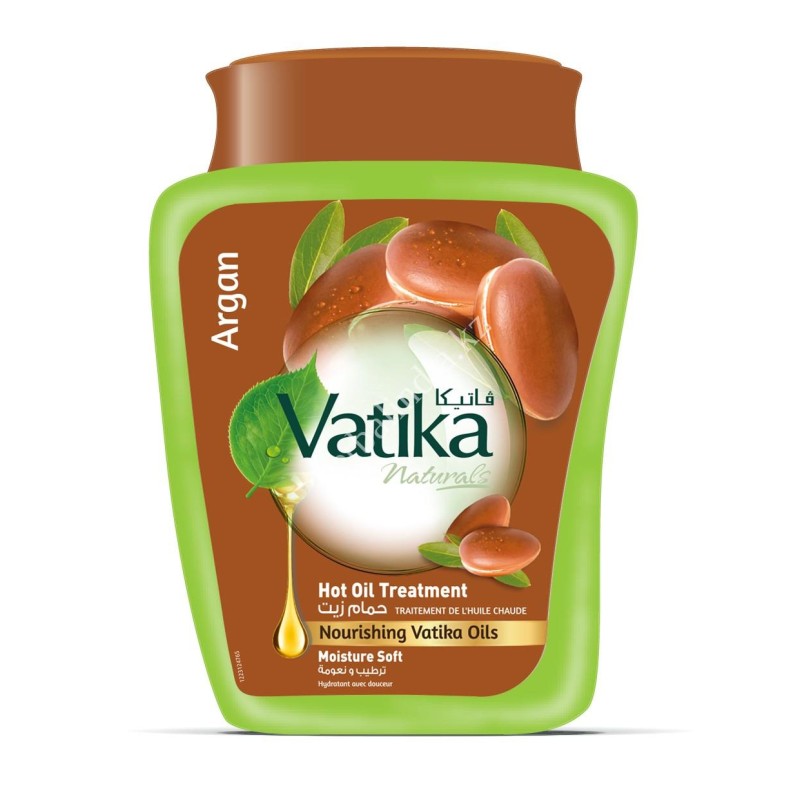 МАСКА ДЛЯ ВОЛОС УВЛАЖНЯЮЩАЯ С АРГАНОЙ  VATIKA MOISTURE SOFT 500 Г