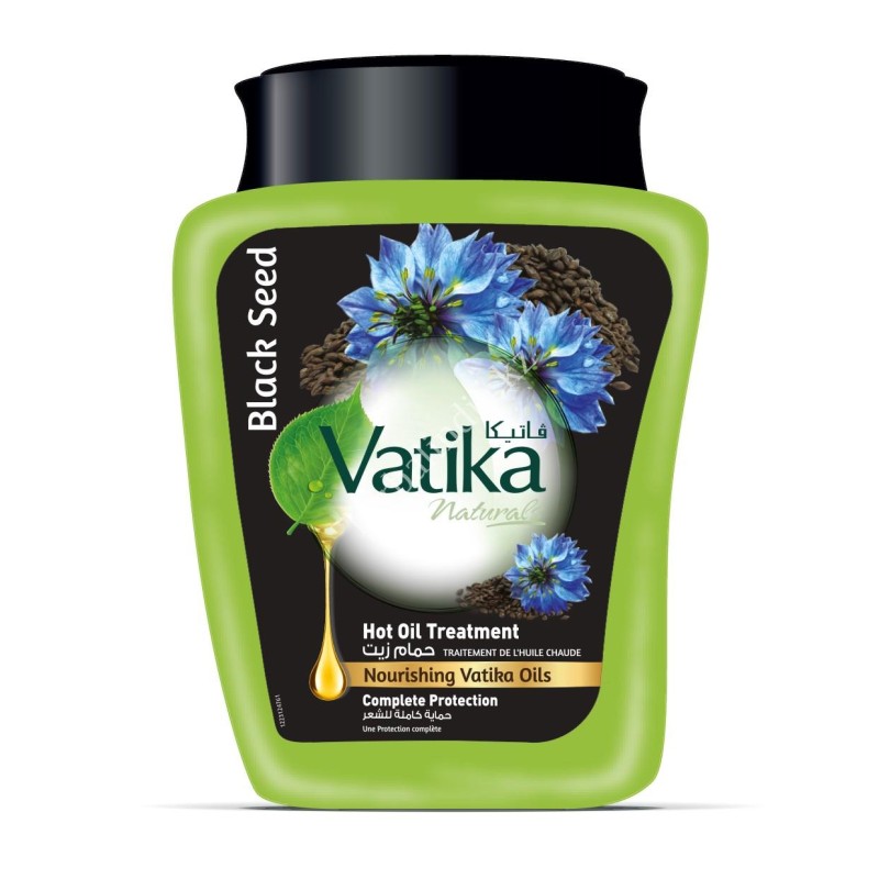 МАСКА ДЛЯ ВОЛОС С ЧЁРНЫМ ТМИНОМ VATIKA HAMMAM ZAITH - BLACK SEED HAIR MASK TREATMENT CREAM 500 Г