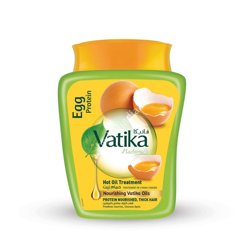 МАСКА ДЛЯ ВОЛОС ЯИЧНАЯ DABUR VATIKA NATURALS HAMMAM ZAITH   500 Г