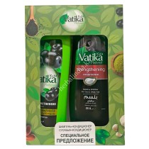 ПРОМО НАБОР ШАМПУНЬ 400 МЛ + КОНДИЦИОНЕР С ОЛИВОЙ VATIKA NATURALS SPANISH OLIVE 400 MЛ