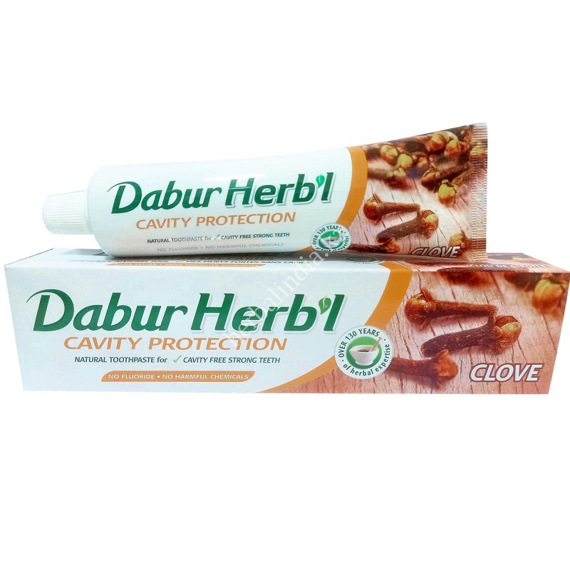 DABUR HERB'L TOOTH PASTE - CLOVE 150 Г ЗУБНАЯ ПАСТА С ГВОЗДИКОЙ