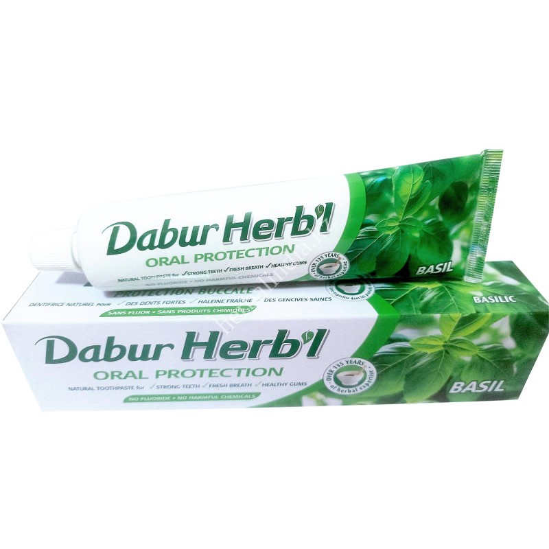 DABUR HERB'L BASIL ЗУБНАЯ ПАСТА С БАЗИЛИКОМ 150 Г