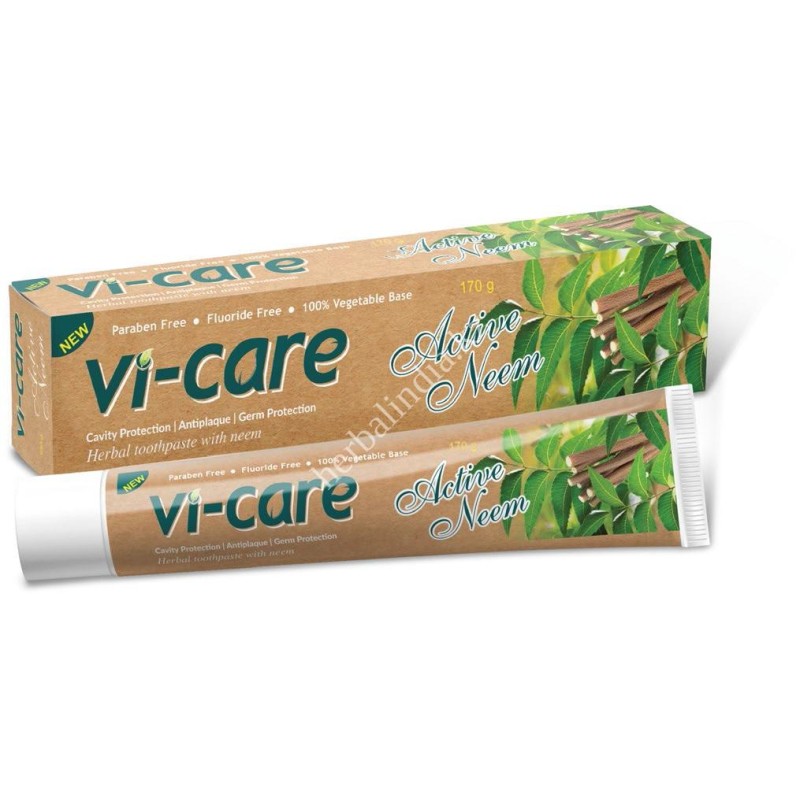 Зубная паста на основе трав VI-CARE ACTIVE NEEM с нимом 170 Г