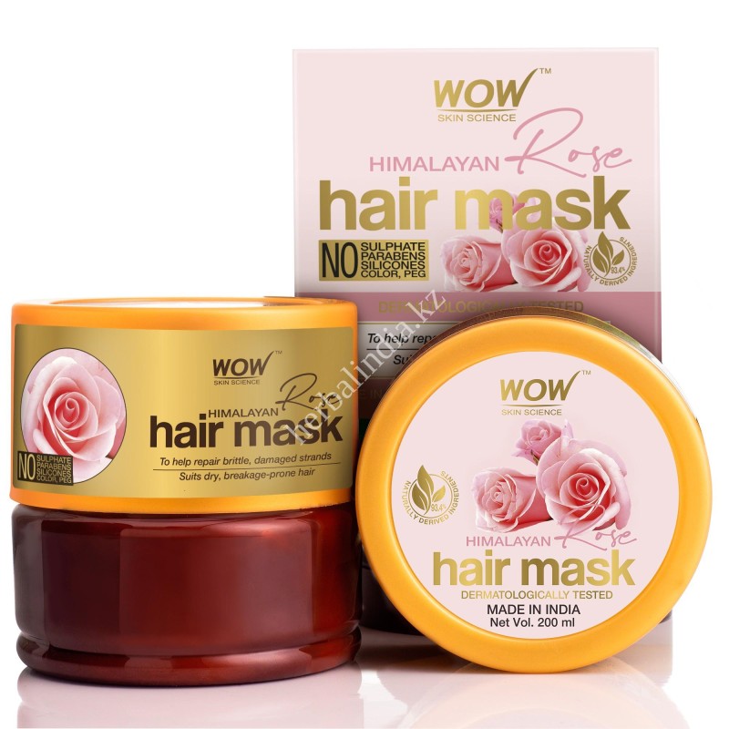 WOW SKIN SCIENCE HIMALAYAN ROSE МАСКА ДЛЯ ВОЛОС 200 МЛ