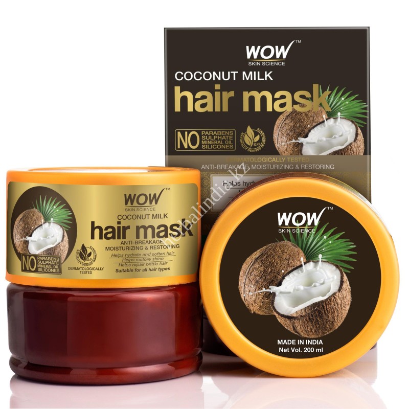 WOW SKIN SCIENCE COCONUT MILK МАСКА ДЛЯ ВОЛОС 200 МЛ