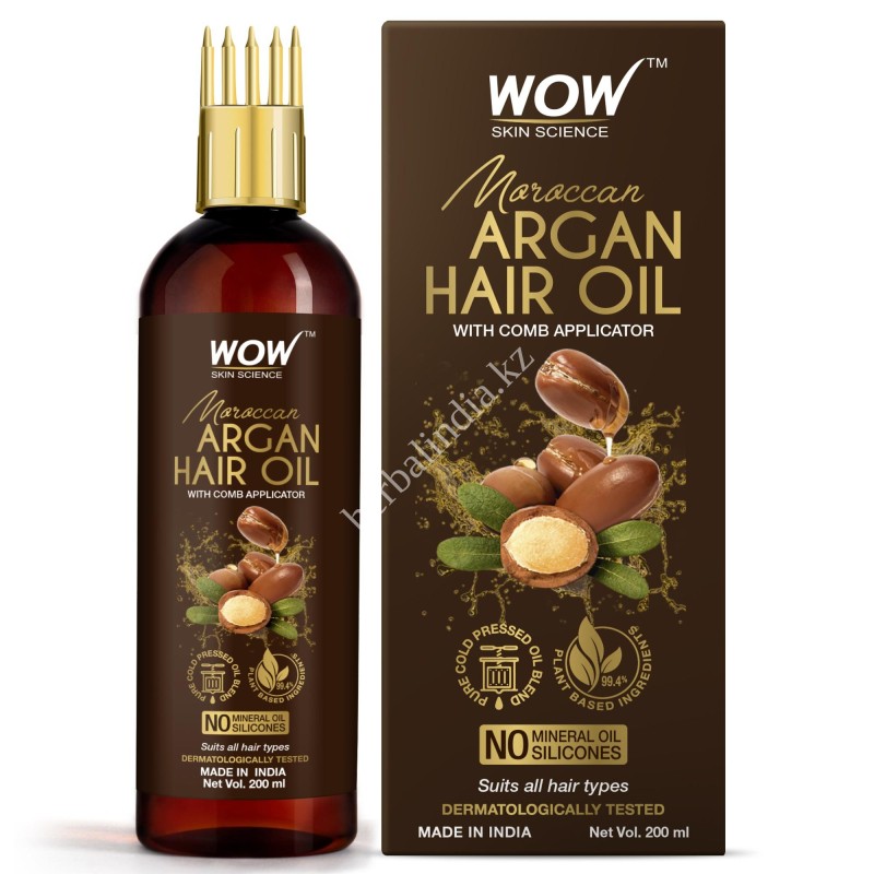 WOW SKIN SCIENCE ARGAN OIL МАСЛО ДЛЯ ВОЛОС 200 МЛ