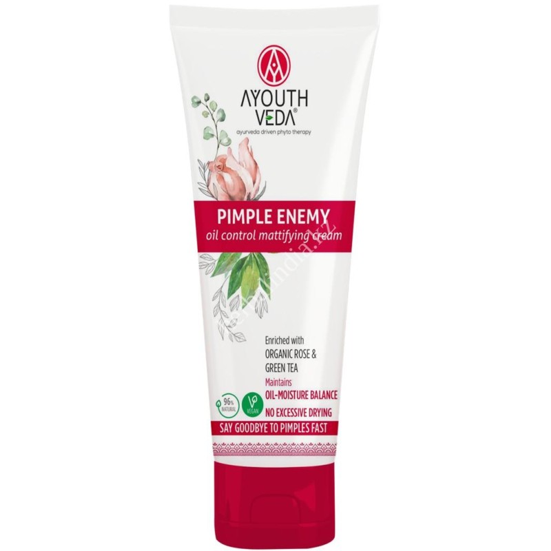 AYOUTHVEDA PIMPLE ENEMY OIL CONTROL МАТИРУЮЩИЙ КРЕМ 60 Г