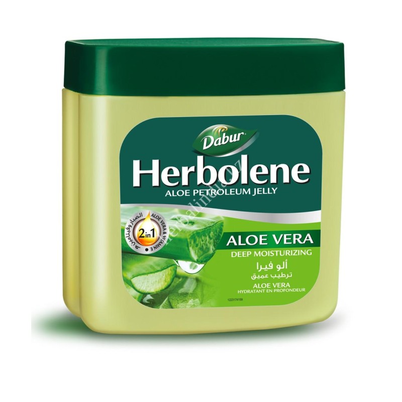 DABUR HERBOLENE ALOE VERA  вазелин с экстрактом Алое Вера и витамином Е