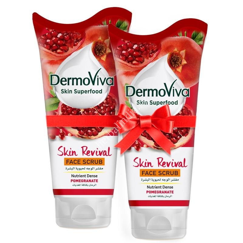 Dermoviva Skin Superfood Pomegranate скраб для лица  «Восстановление» 150 МЛ