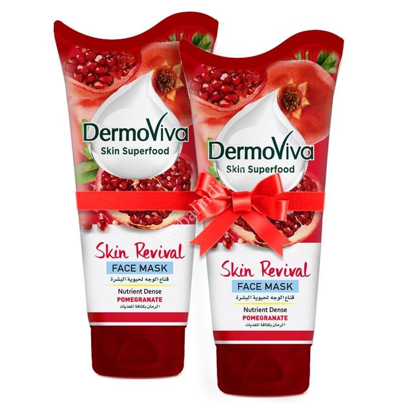 Dermoviva Skin Superfood Pomegranate маска  для лица  "Восстановление" 150 MЛ